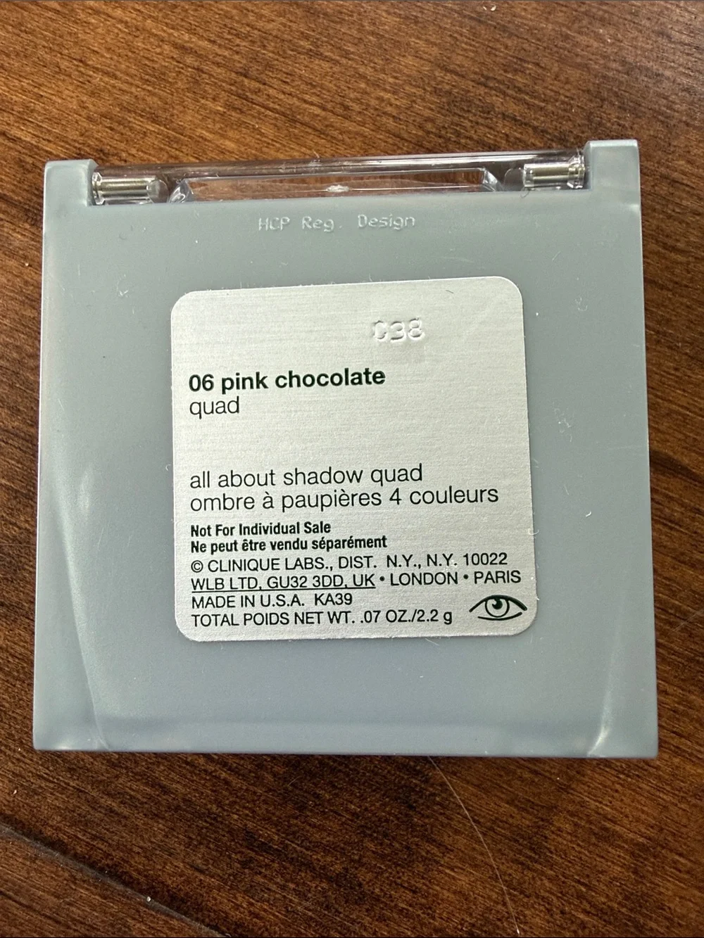Clinique All About Shadow Pink Chocolate Eyeshadow Quad NEW